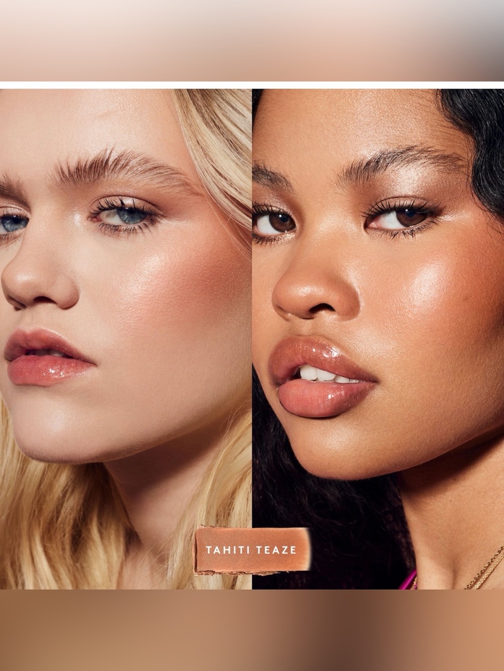 Fenty Beauty Fenty Cheeks Suede Powder Blush- Tahiti Teaze